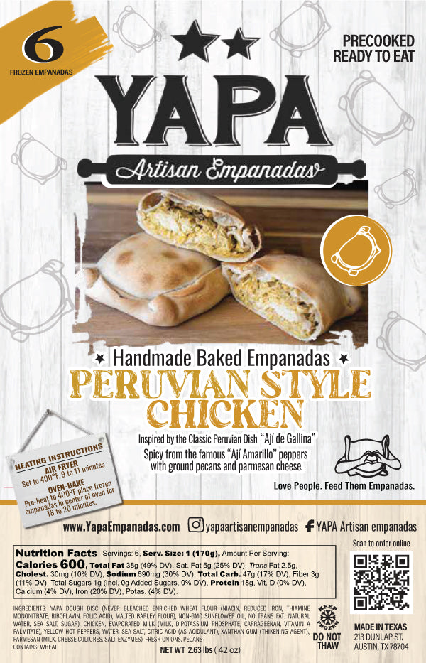 Peruvian Style Chicken - 6 Pack